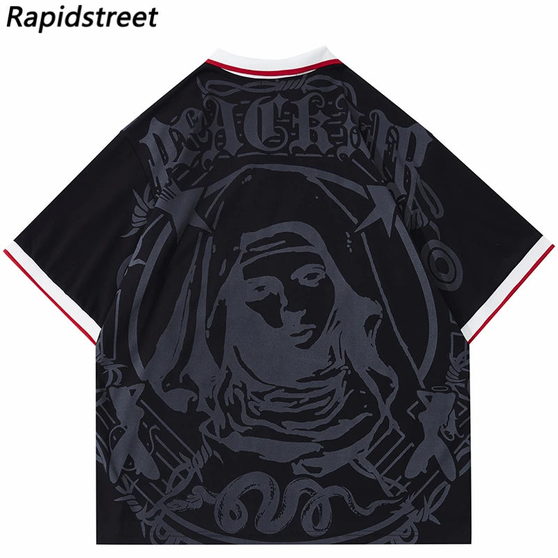 Virgin Mary Graphic T Shirt
