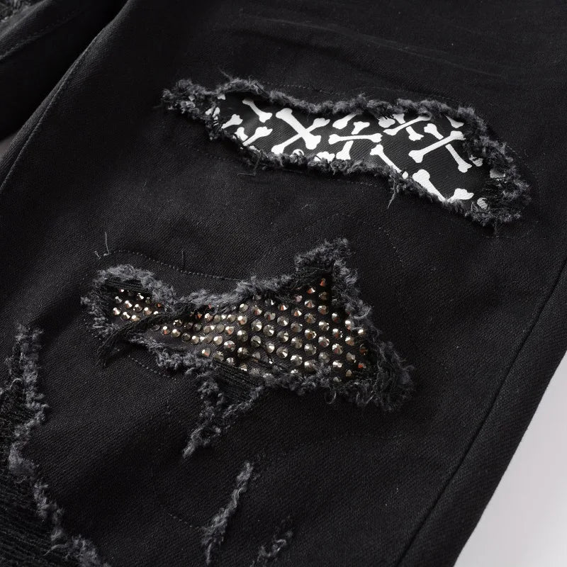 SWAROVSKI PATCH | BLACK/WHITE