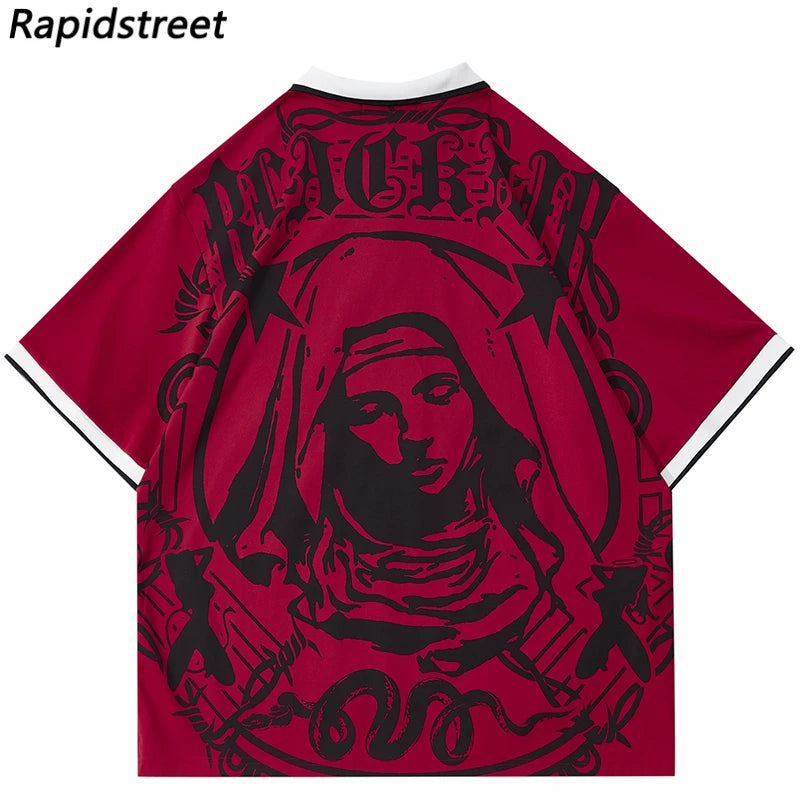 Virgin Mary Graphic T Shirt